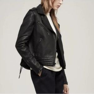 rag & bone Bowery Genuine Leather Moto Jacket